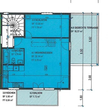 Maisonette 4.5 Zimmer, Naehe Ballenberg Apartment