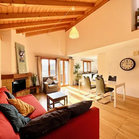 Апартаменты Maisonette 4.5 Zimmer, Naehe Ballenberg Hofstetten bei Brienz